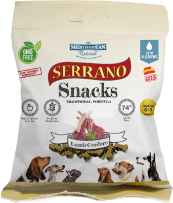 Snack Serrano Perros Cordero Bolsa 85 gr