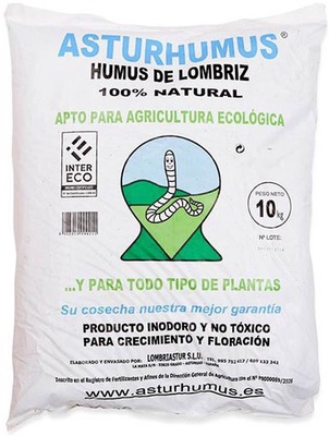 Humus de Lombriz Asturhumus 10 Kg Humus de Lombriz Asturhumus 10 Kg