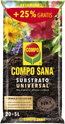Sustrato Compo Sana 20+5 litros
