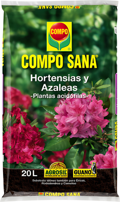 Sustrato Compo Sana Hortensias y Azaleas 20 litros Sustrato Compo Sana Hortensias y Azaleas 20 litros