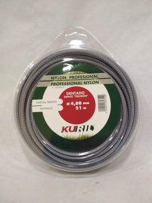 Rollo Nylon Dentado 21m. - 4mm Rollo Nylon Dentado 21m. - 4mm