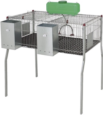 Jaula para Conejos Penta 2 Suelo Plastico