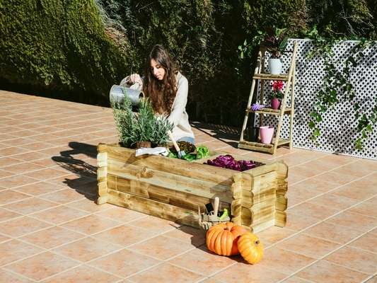 Huerto 3 Cavidades 140x60x40cm