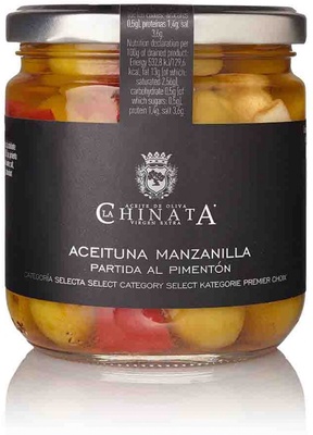 Aceituna Manzanilla Partida Al Piment�n 350ml