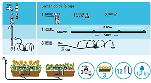 Set Riego Goteo Patio kit 12