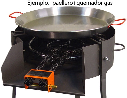 Barbacoa Redonda 50 cm con Soporte para Paella