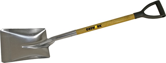 Pala Aluminio Cuadrada Mango Anilla Orework