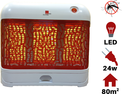 Lampara Mata Insectos Moscas y Mosquitos Led 24 Watt