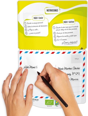 Postal Feliz Cumplea�os -germinados Girasol