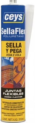 Masilla Poliuretano Sellaflex Gris Cartucho 310 ml