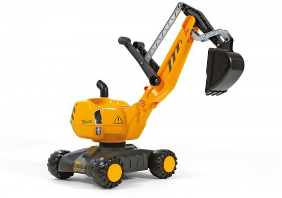 Excavadora Amarilla Juguete Rolly Toys