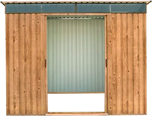 Caseta Metalica Jardin Duramax Modelo Pentroof 8x6 Wi-n