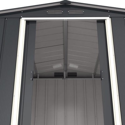 Caseta Metalica Jardin Duramax Modelo ECO Shed 8x8