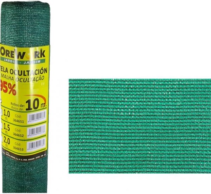Tela Malla 95% Ocultacion 100cm x 10mt