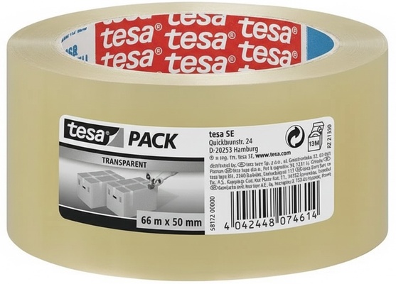 Cinta Embalaje Tesapack Transparente 50mm 66 Metros Cinta Embalaje Tesapack Transparente 50mm 66 Metros