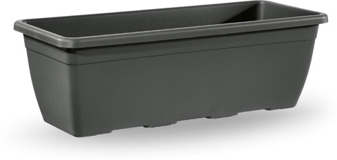 Jardinera Naxos Antracita 60x20x16cm Jardinera Naxos Antracita 60x20x16cm