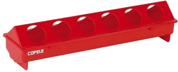 Comedero Plastico para Pollos 50 cm Huecos Comedero Plastico para Pollos 50 cm Huecos