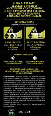 Abono Liquido Nutri 1 One Fertilizante Premium 1 Litro 