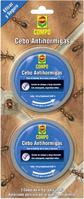 Trampa Cebo Antihormigas Compo 2x5gr Trampa Cebo Antihormigas Compo 2x5gr