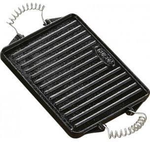 Plancha Hierro Fundido Esmaltada 24x44