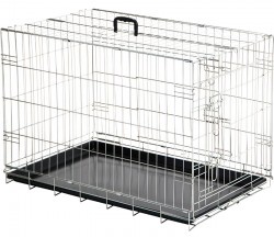 Jaula de Exposicion para Perros con Bandeja Mediana