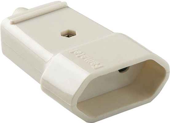 Base Movil 10a - 250v Blanco Duolec