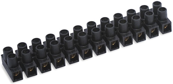 Regleta Conexion 2.5mm 24a Negro Duolec