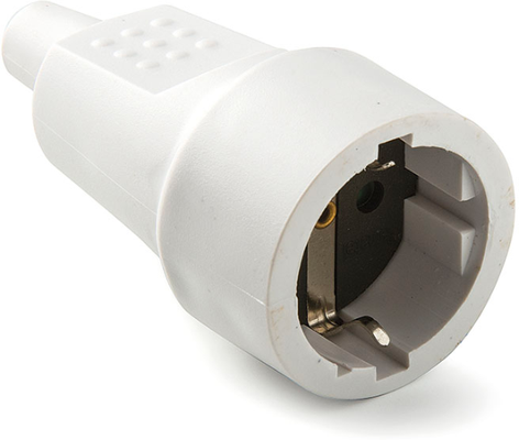 Base Tt 10a-250v Pvc Goma Blanco Duolec