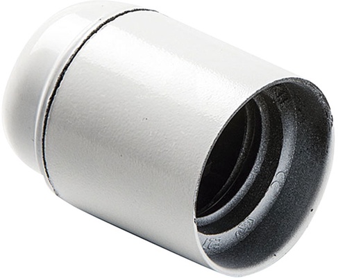 Portalamparas Liso E27 Blanco Duolec