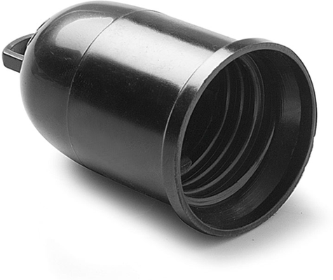 Portalamparas Provisional E-27 Negro Duolec