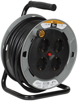 Enrollacable Duolec Profesional 15m Max 4000w Enrollacable Duolec Profesional 15m Max 4000w