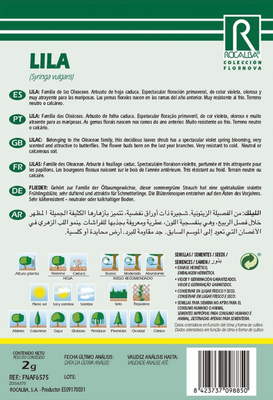 Semilla de Lila - Syringa Vulgaris - 