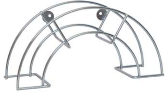 Colgador Mural Manguera de acero Galvanizado 36*12