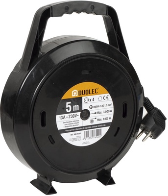 Enrollacable Domestico 5 m Max. 3000 W Enrollacable Domestico 5 m Max. 3000 W