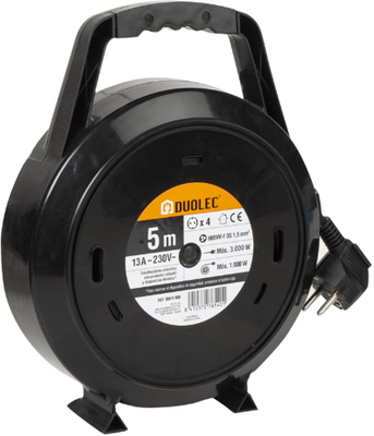 Enrollacable Domestico 5 m Max. 3000 W