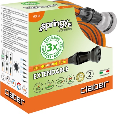 Manguera Extensible Claber Springy 15 mt Manguera Extensible Claber Springy 15 mt