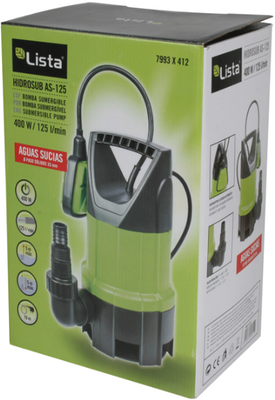 Bomba agua Achique Lista Hidrosub As-125