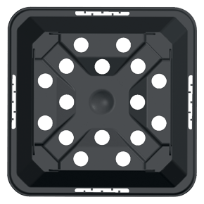 Maceta Cuadrada Semillero Teku Mqd 0,49l 9x9x9.5cm