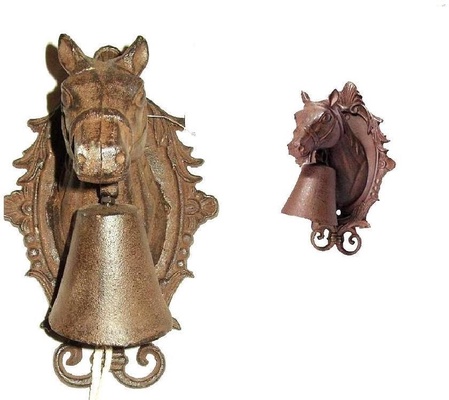 Campana Metopa Caballo 27 cm