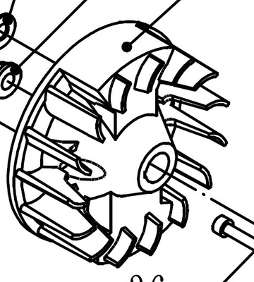 Plato Magnetico Desbrozadora Bc415