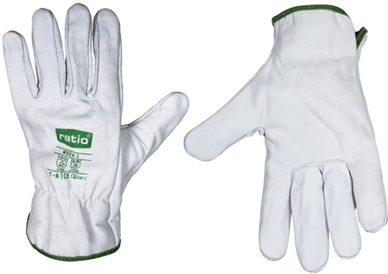 Guante Piel Flor Color Blanco Guante Piel Flor Color Blanco