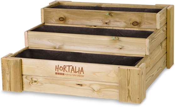 Huerto Madera Escalera Box Stairs 80
