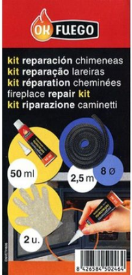 Kit Reparacion Chimeneas y Estufas Diametro 8 Okfuego