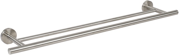 Toallero 2 Barras Baño Satín Toallero 2 Barras Baño Satín