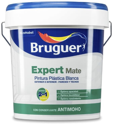 Pintura Plastica Mate Blanca Expert Bruguer 750ml