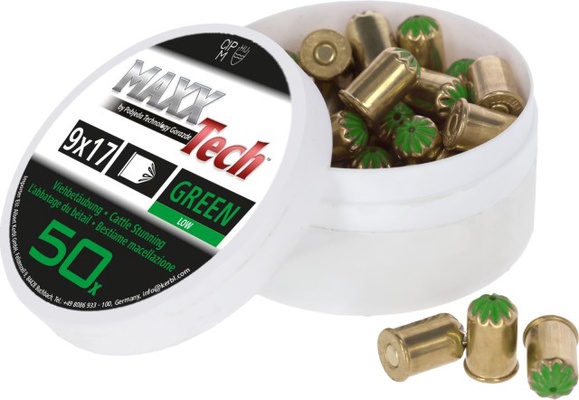 Cartucho Sacrificio Verde Caja 50 Unidades