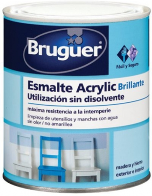 Esmalte Acrilico Satinado Blanco Permanente Bruguer 2,5l