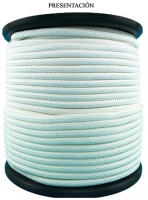 Cuerda Poliester Trenzado blanca 12 mm ( Metro )