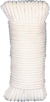 Cuerda Poli�ster / Trenzado Blanco 4mm 15 metros