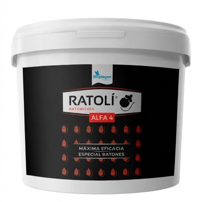 Raticida Ratoli Alfa Cebo Fresco 480gr
